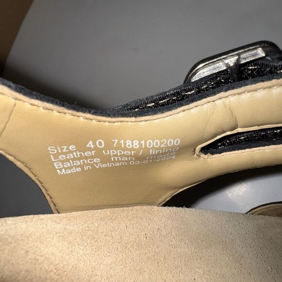 Dansko Women's Rissa Nappa Mary Jane Sandals Shoes EUR 40 US 9.5 Black - Picture 8 of 12